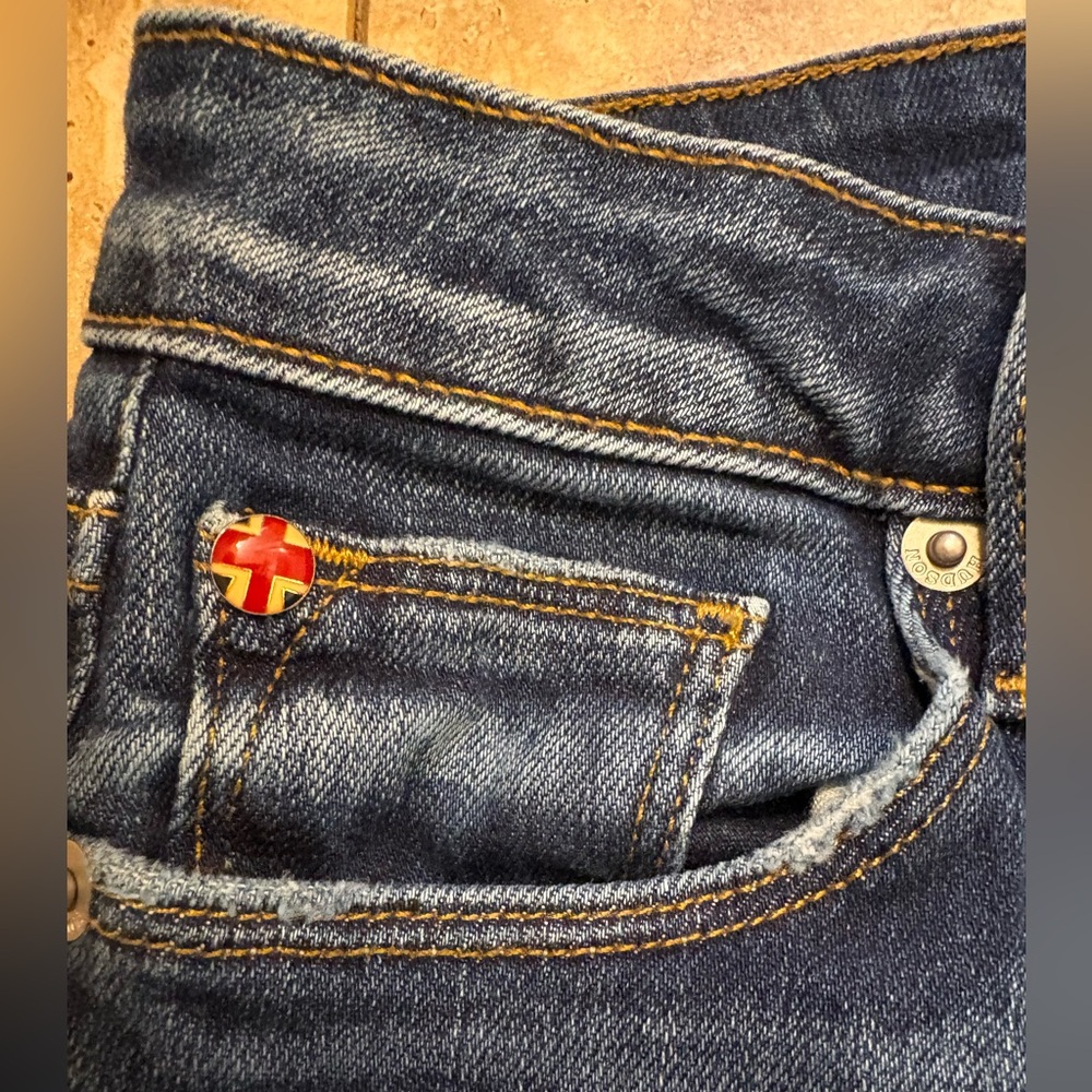 Hudson 5 pkt Mia Midrise Flare Jeans in Beaudry Women’s 25 - Picture 8 of 10